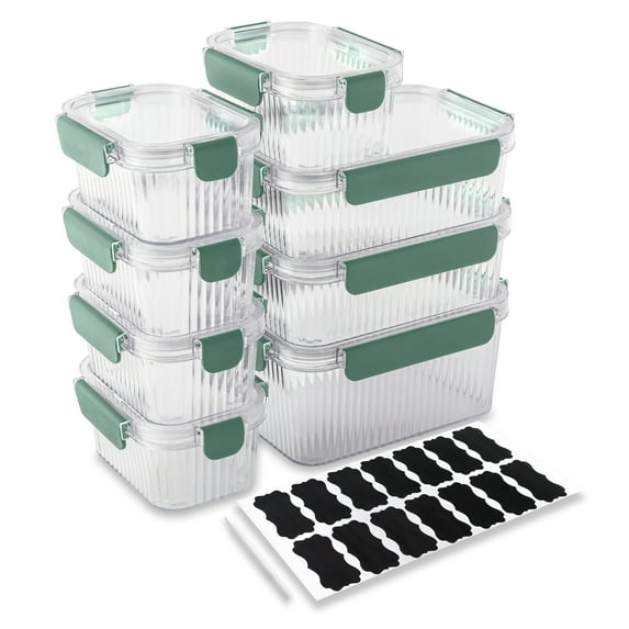 Thyme & Table 18 Piece Food Storage Container Set, Green