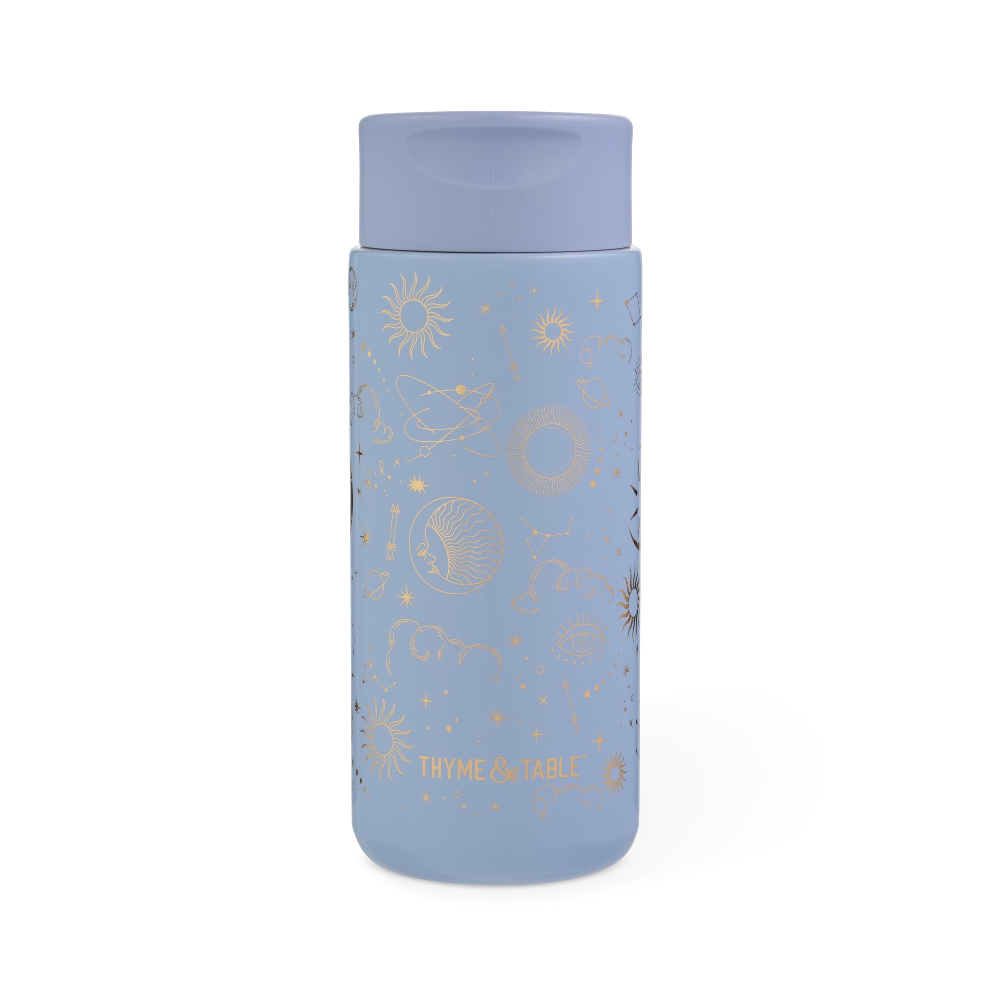 Thyme & Table 22oz Stainless Steel Coffee Tumbler, Blue Zodiac