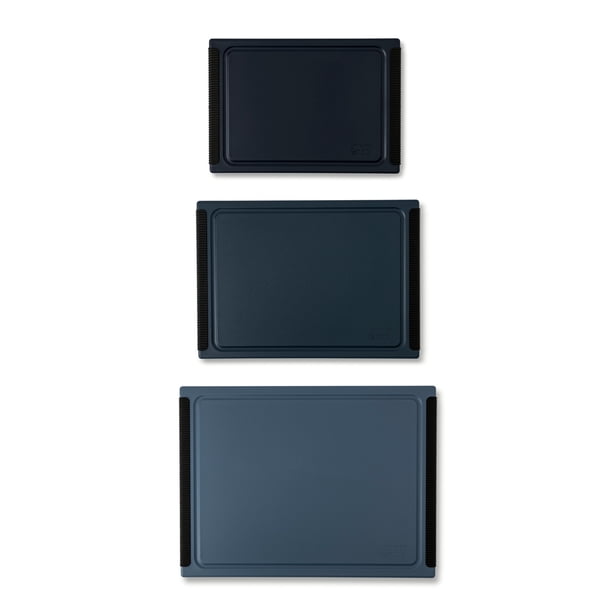 Thyme & Table 3-Piece Poly Cutting Boards Blue - SM 8.5x12