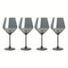 Thyme & Table 23 fl oz 4-Pack Angled Wine Glass Set, Smoke Finish