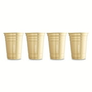 Thyme & Table 17 fl oz Gold Party Cups, Set of 4