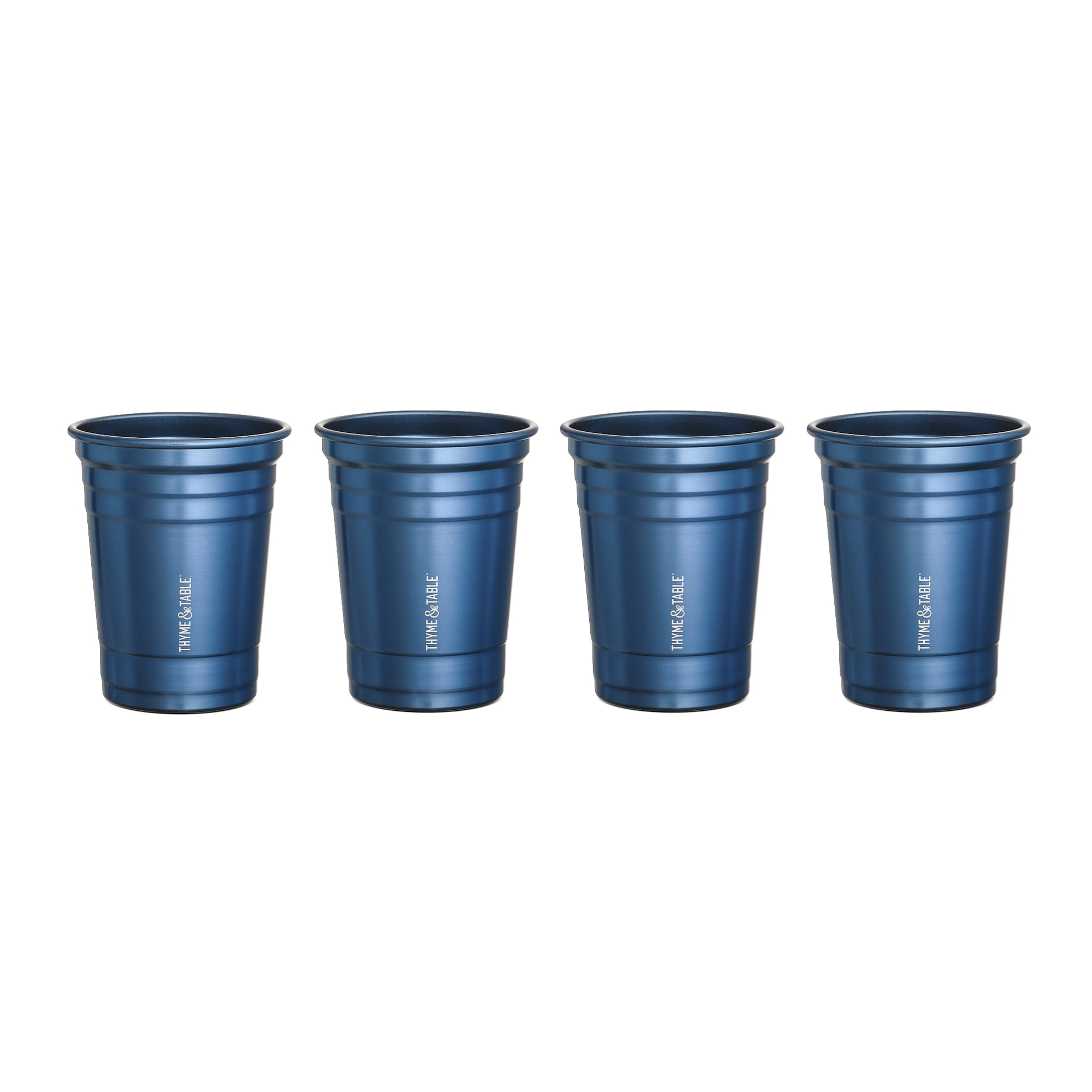 Thyme & Table 4-Pack 17 oz Blue Party Cups
