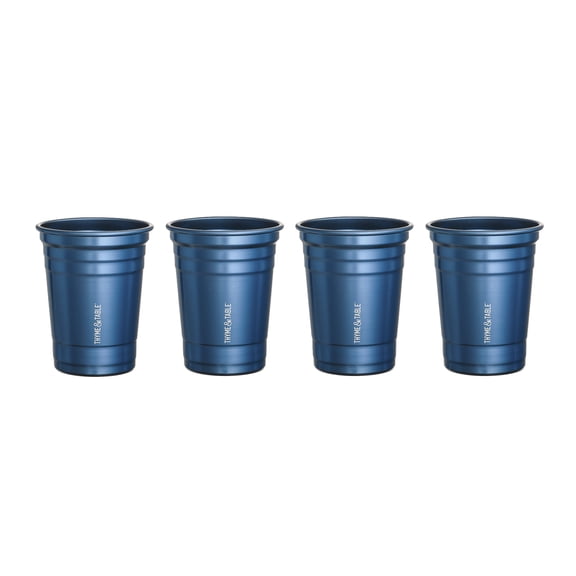 Thyme & Table 4-Pack 17 oz Blue Party Cups