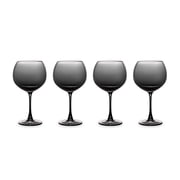 Thyme & Table 21 fl oz Smoke Iridescent Sphere Stemmed Wine Glasses, Set of 4