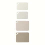 Thyme & Table 4-Piece Poly Cutting Mats SM 7.5x11.4, MD 9.8x13.4 - Cream