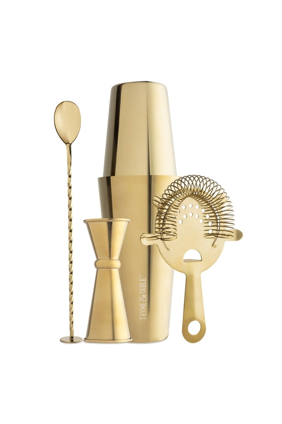 Stainless Steel Gold Bar Tools, Set of 4