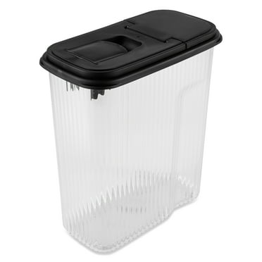 Thyme & Table 4 Quart Cereal Container with Spout Lid, Clear