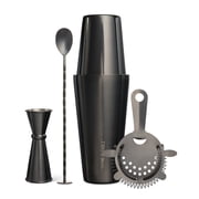 Thyme & Table 4 -Piece Stainless Steel Black Bar Tool Set