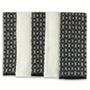 Thyme & Table Woven Tile 5-Pack Kitchen Towel Set, Absorbent and Durable Towels