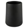 thumbnail image 1 of Thyme & Table 6.2" Ribbed Ceramic Kitchen Utensil Holder, Black, 1 of 5