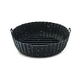 thumbnail interactive-video image 1 of Thyme & Table 6.3" Round Silicone Air Fryer Liner, 1 Count per Pack, 1 of 8