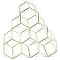 thumbnail image 1 of Thyme & Table 6 Bottle Wine Rack, Gold, 1 of 6