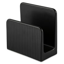 Thyme & Table 6" Ceramic Napkin Holder, Black