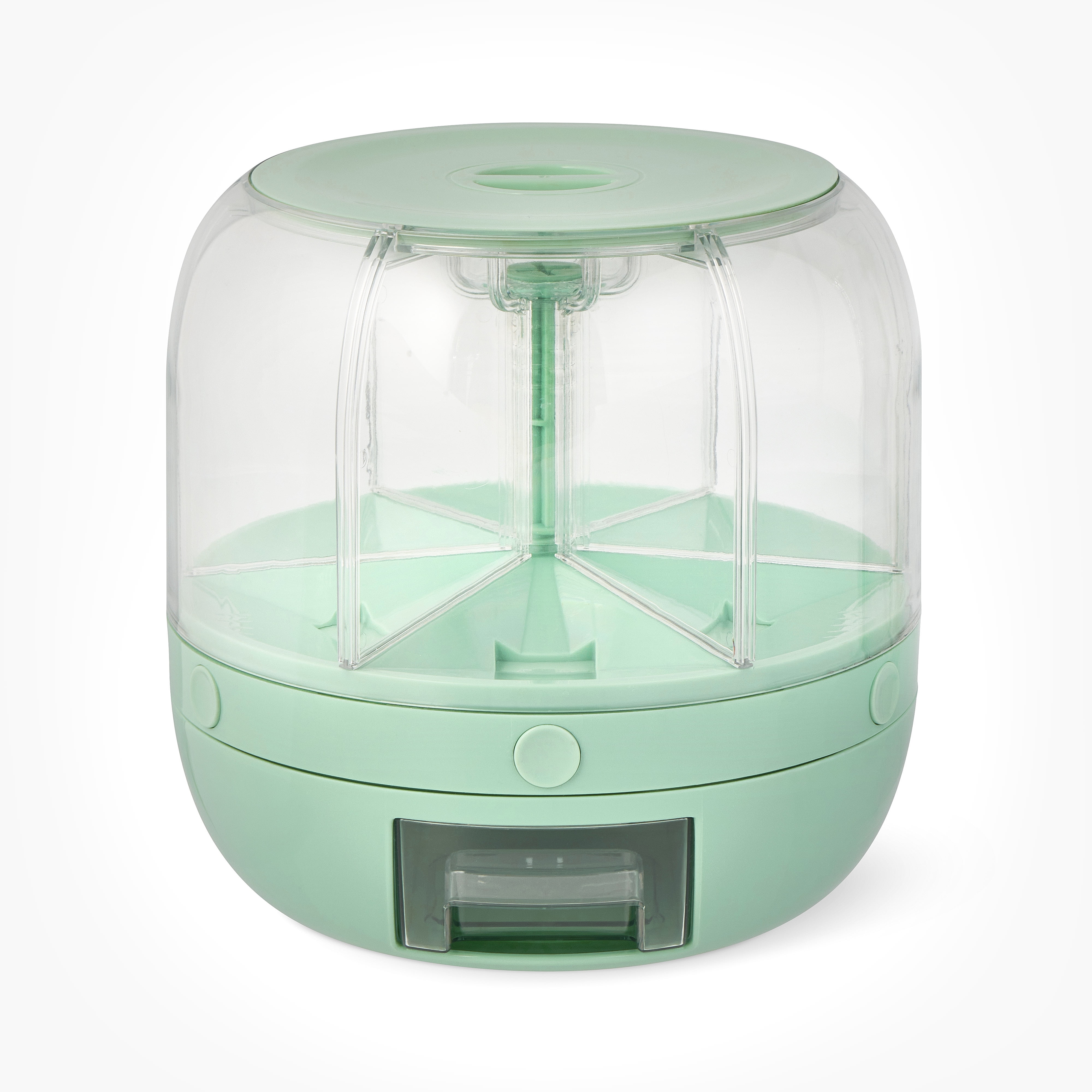 Thyme Table 6-Chamber Dry Food Dispenser – Space-Saving Pantry Organizer