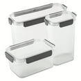thumbnail image 1 of Thyme and Table 6-Piece Clear Ribbed Food Storage Container Set, 1 of 9