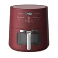 thumbnail interactive-video image 1 of Thyme & Table 6 Quart Air Fryer with ThymeCrisp Technology and Red Ceramic Nonstick Basket, 1 of 14