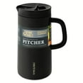 thumbnail interactive-video image 1 of Thyme & Table 64oz Double Wall Stainless Steel Pitcher with Splash Proof Lid & Non-Slip Base, 1 of 7