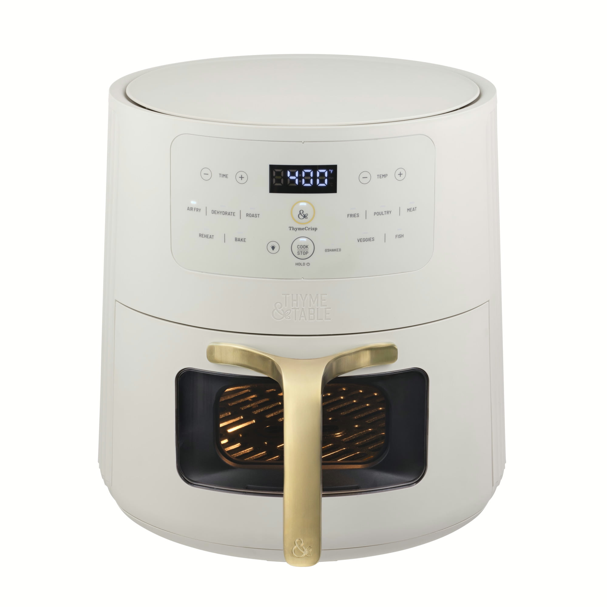 Thyme & Table 6QT Air Fryer, Sand White - Walmart.com