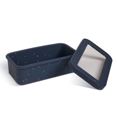Thyme & Table 9" Silicone Loaf Baking Dish & Lid Set - Atlantic Blue