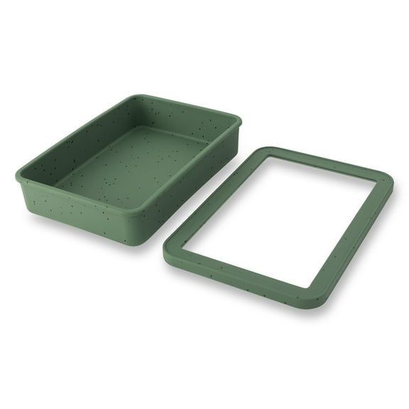 Thyme & Table 9" x 13" Silicone Baking Dish & Lid Set - Sage