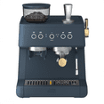 thumbnail image 1 of Thyme & Table Barista Grade Espresso Machine with 15-Bar Pressure, Conical Burr Grinder and Steam Wand, Atlantic Blue, 1 of 11