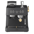 thumbnail interactive-video image 1 of Thyme & Table Barista Grade Espresso Machine with 15-Bar Pressure and Conical Burr Grinder, Slate Grey, 1 of 13
