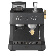 Thyme & Table Barista Grade Espresso Machine with 15-Bar Pressure and Conical Burr Grinder, Slate Grey
