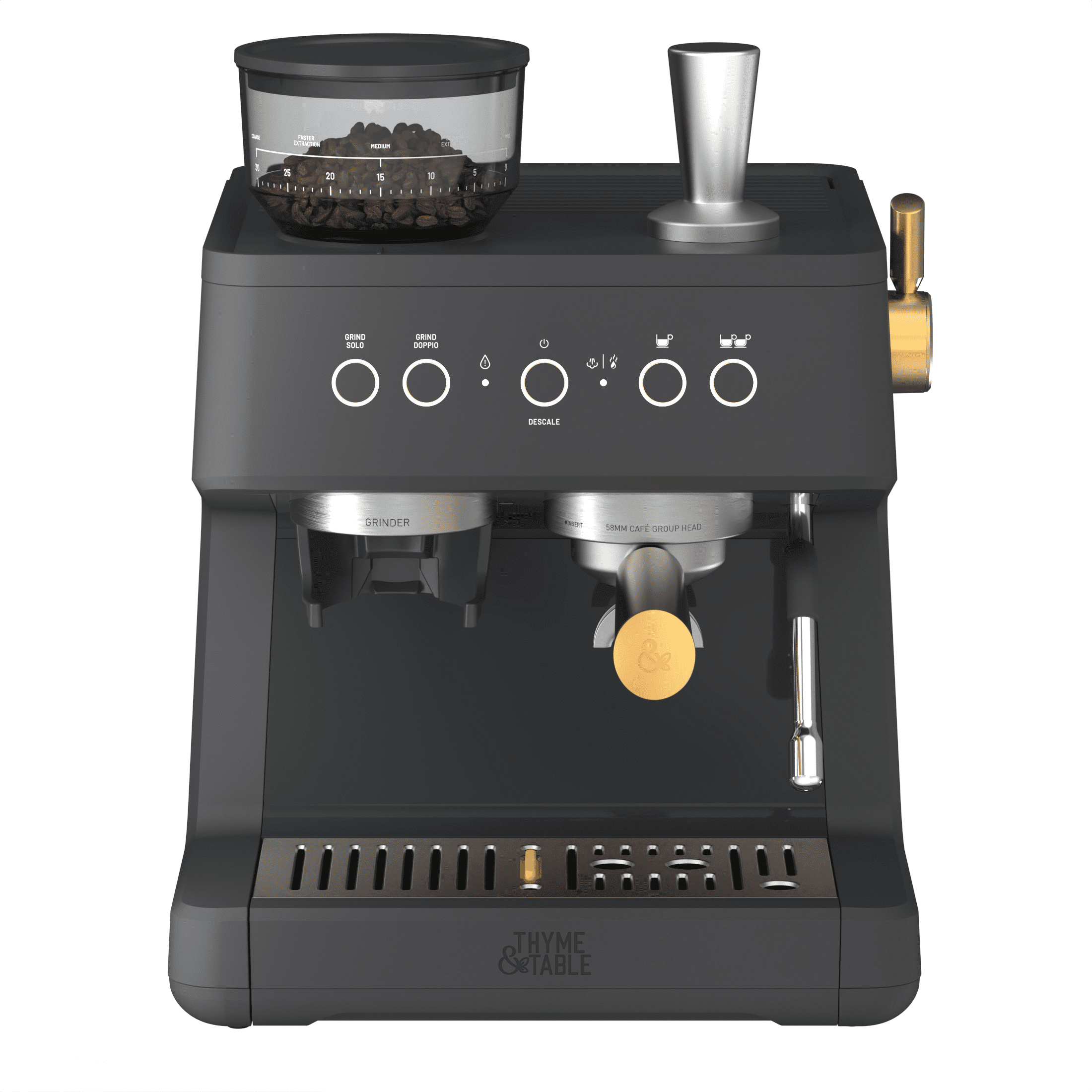 Thyme Table Barista Grade Espresso Machine with 15-Bar Pressure
