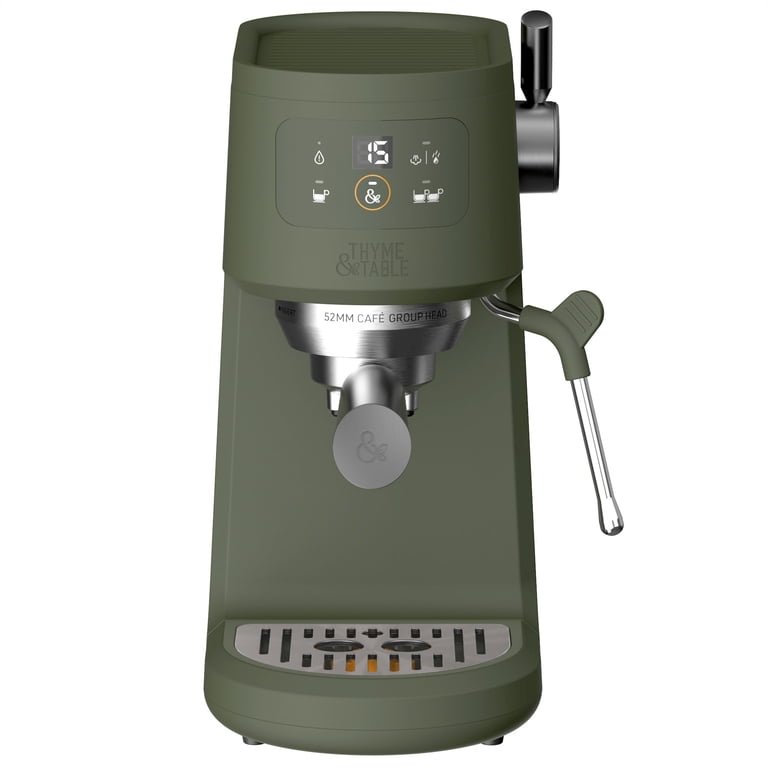 ティミィ Thyme & Table Barista Mini Espresso Machine, 15-Bar Pressure