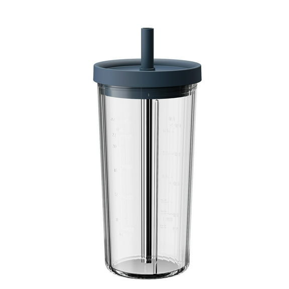 Thyme & Table 25 oz Blender to-Go Cup with Smart Seal Lid, Atlantic Blue
