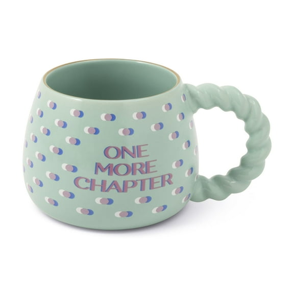 Thyme & Table 14.5 fl oz Blue "One More Chapter" Stoneware Mug