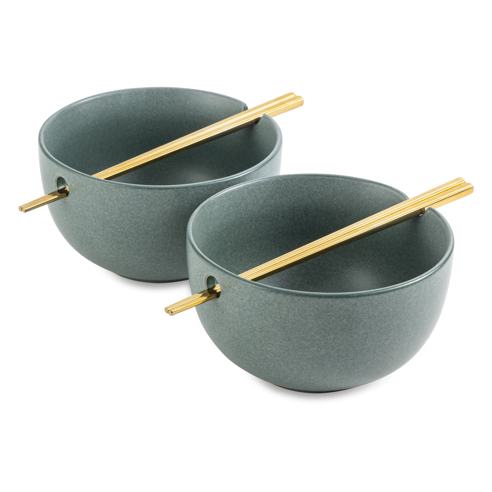 Thyme & Table Caspian Collection, 2 Pack Ramen Bowl Set with Chopsticks - Walmart.com