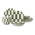 thumbnail image 1 of Thyme & Table Celine Dusty Moss 12-Piece Ceramic Dinnerware Set, 1 of 8