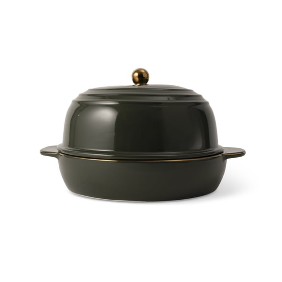 Thyme & Table Ceramic Bread Oven - Green