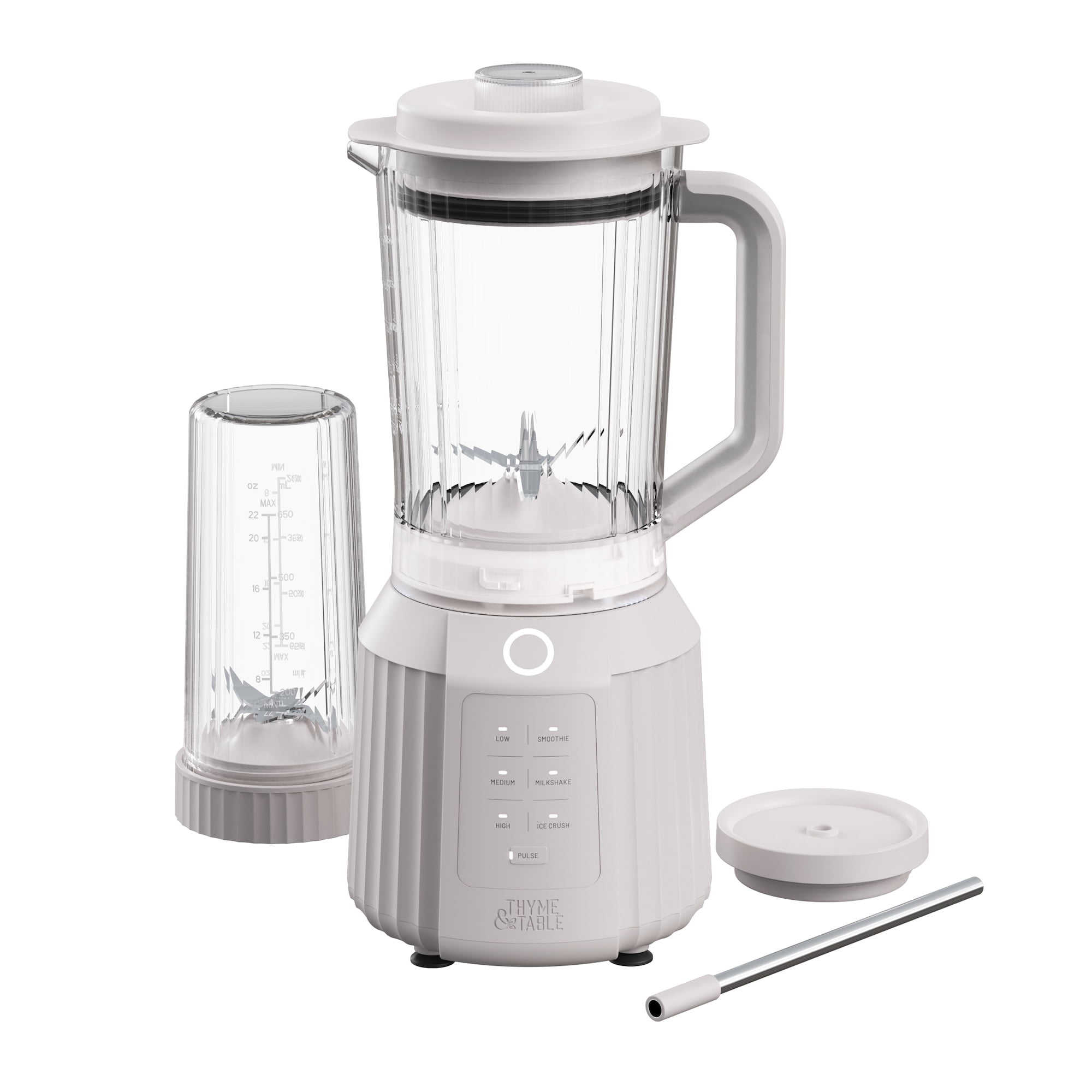 Thyme & Table Countertop Blender Duo, Sand White - Walmart.com