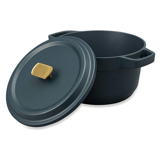 Thyme & Table 5.5 QT Non-Stick Diecast Dutch Oven - Atlantic Blue