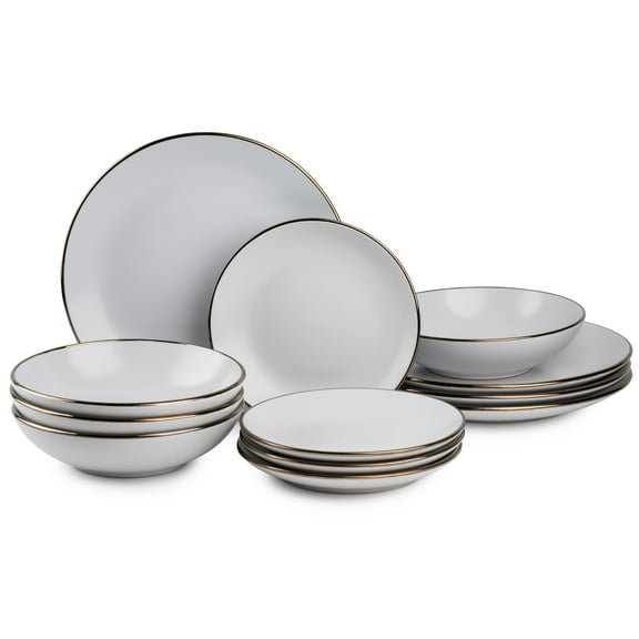 Thyme & Table Dinnerware Aria Stoneware, 12 Piece Set