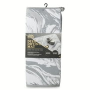 Thyme & Table Dish Drying Mat Marble Print 17.5 x 24 inches