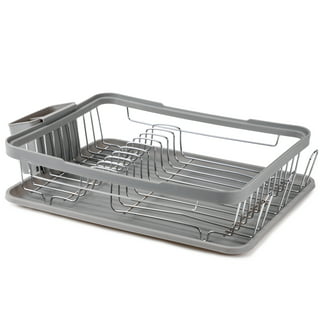 Large Dish Drying Rack, Extendable Dish Rack, Multifunctional Dish Rack For  Kitchen Counter, Anti-rust Drying Dish Rack With Cutlery & Cup Holders,  Home Kitchen Accessories - Temu