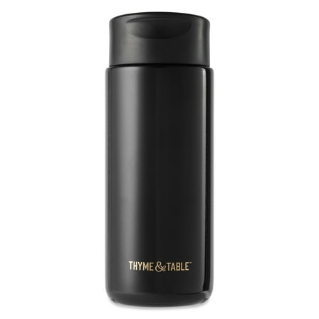 Thyme & Table 22 fl oz Stainless Steel Coffee Tumbler, Black