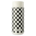 thumbnail image 1 of Thyme & Table 22 fl oz Stainless Steel Coffee Tumbler, Cream & Black Check, 1 of 10