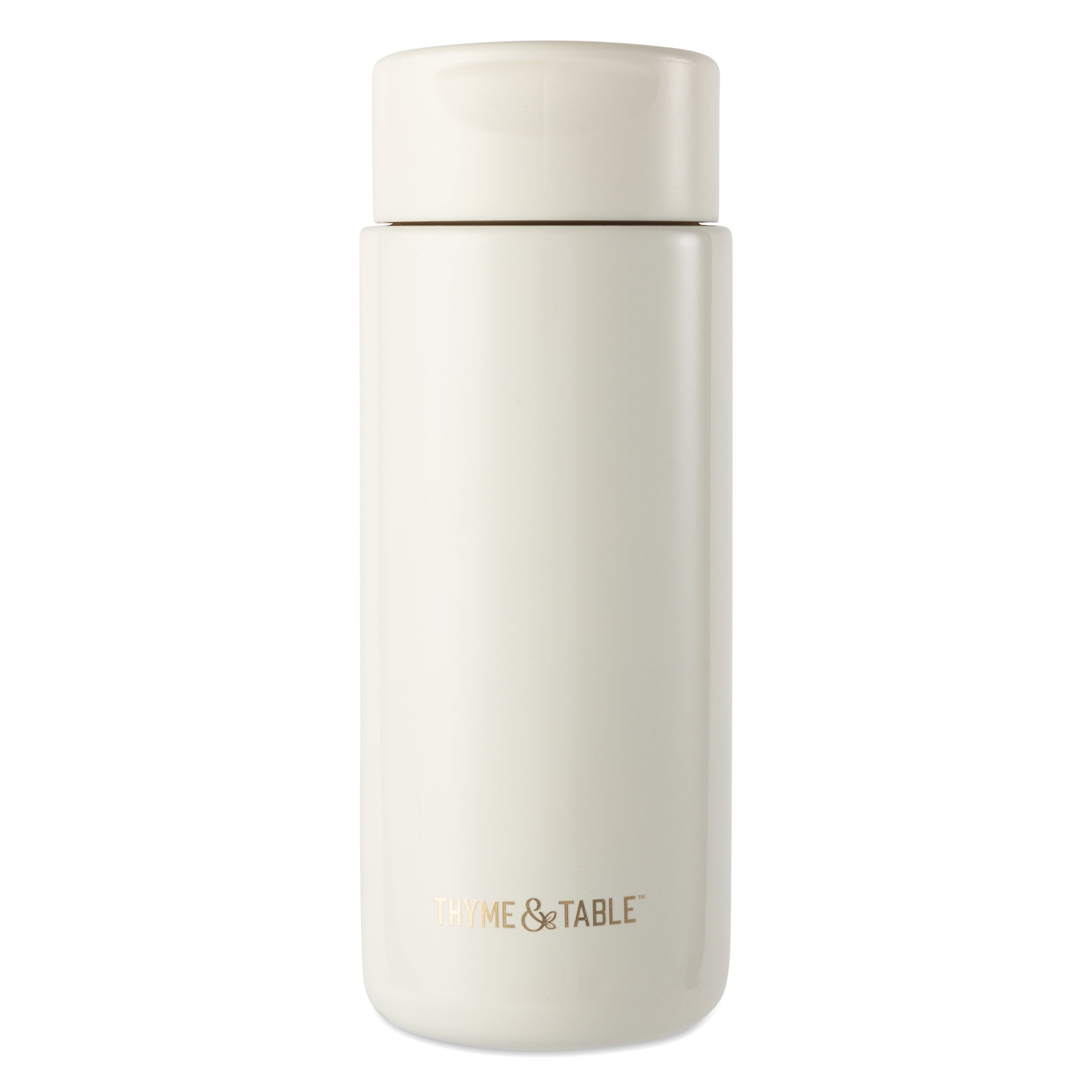 Thyme & Table 22 fl oz Stainless Steel Coffee Tumbler Cream