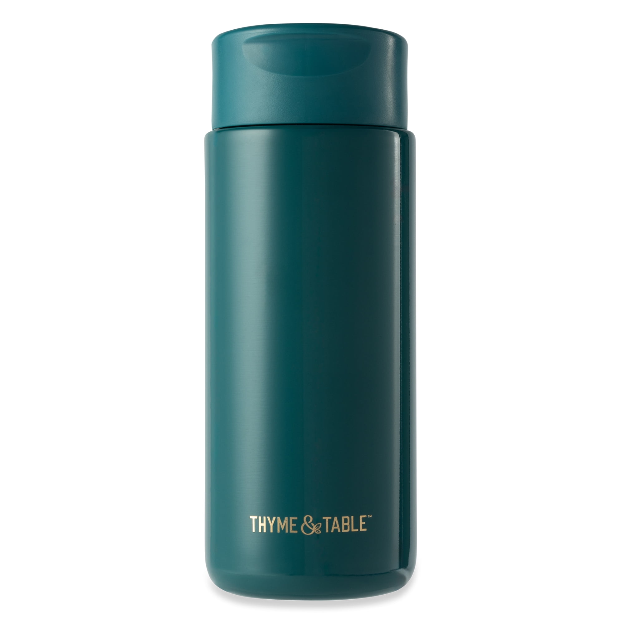 Thyme & Table 22 fl oz Stainless Steel Coffee Tumbler Teal Double