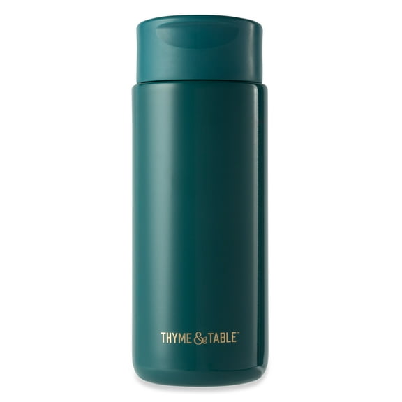 Thyme & Table 22 fl oz Stainless Steel Coffee Tumbler, Teal
