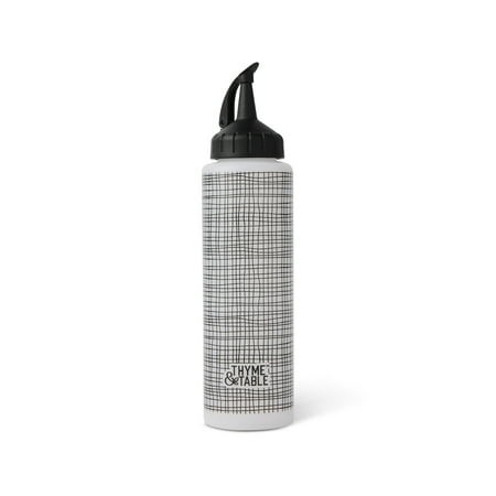 Thyme & Table Drip Free Nozzle 12 oz Multi Cross-Hatch Squeeze Bottle