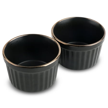 Thyme & Table 2-Piece Ramekin Set - Onyx