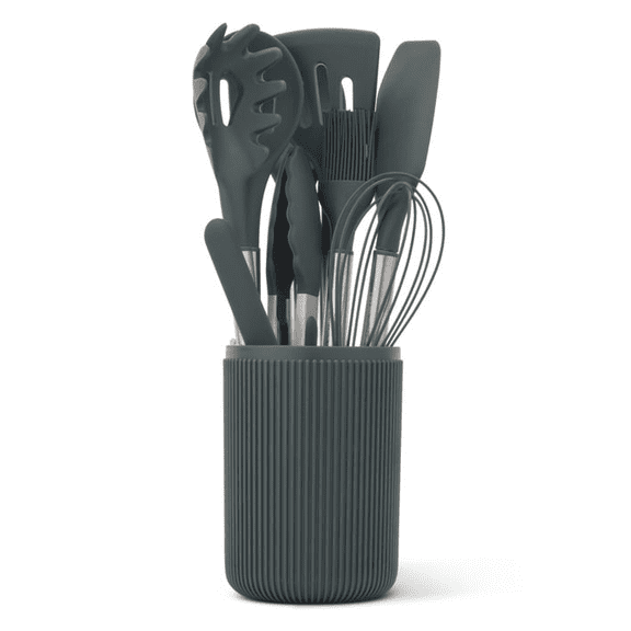 Representative product-family photo: Thyme & Table Essential 10-Piece Silicone Utensil Set, Green, Price. Pictured option and availability are unverified.