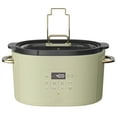 thumbnail interactive-video image 1 of Thyme & Table 6QT Programmable Slow Cooker, Eucalyptus Green, 1 of 14