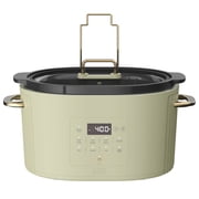 Thyme & Table 6QT Programmable Slow Cooker in Eucalyptus Green