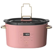 Thyme & Table 6QT Programmable Slow Cooker, Faded Rose